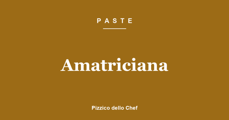 Amatriciana