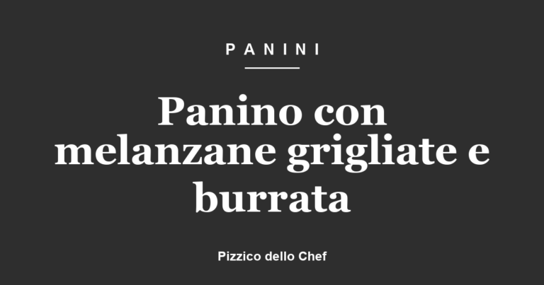 Panino con melanzane grigliate e burrata
