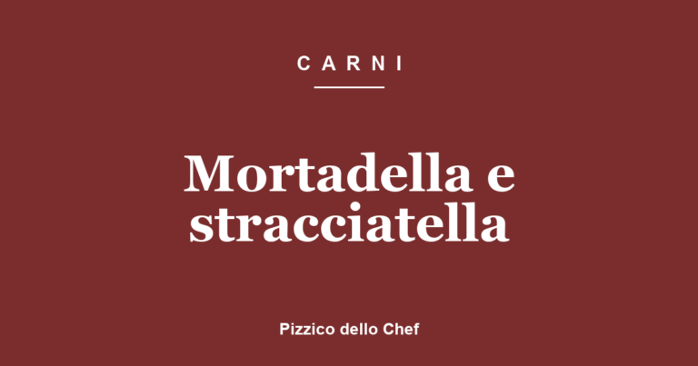 Mortadella e stracciatella