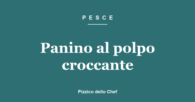 Panino al polpo croccante