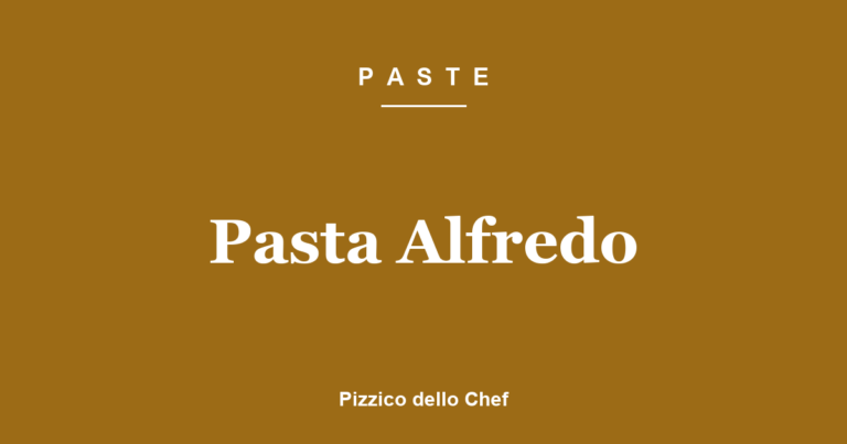 Pasta Alfredo