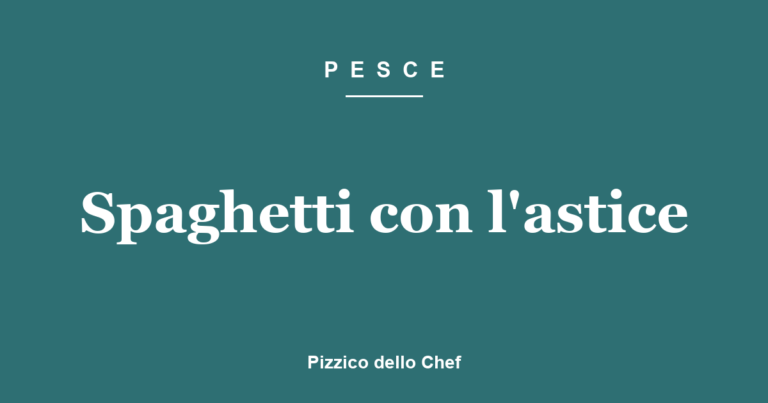 Spaghetti con l’astice