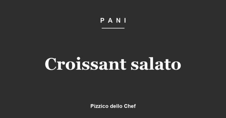 Croissant salato