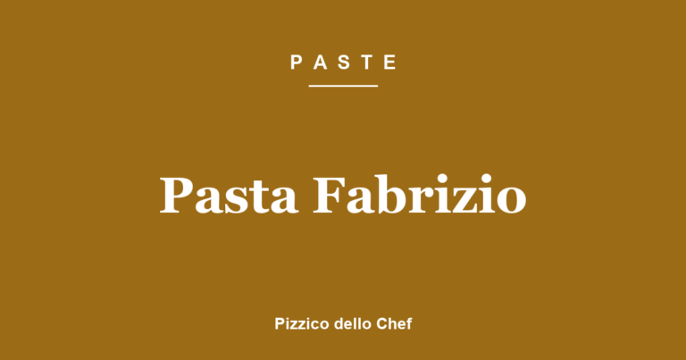 Pasta Fabrizio