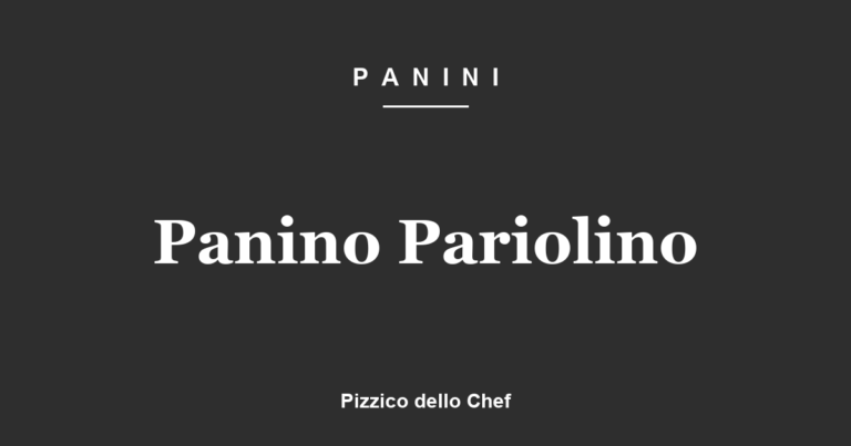 Panino Pariolino