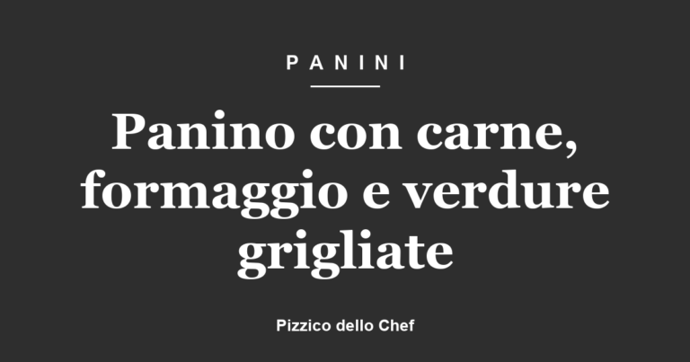 Panino con carne, formaggio e verdure grigliate