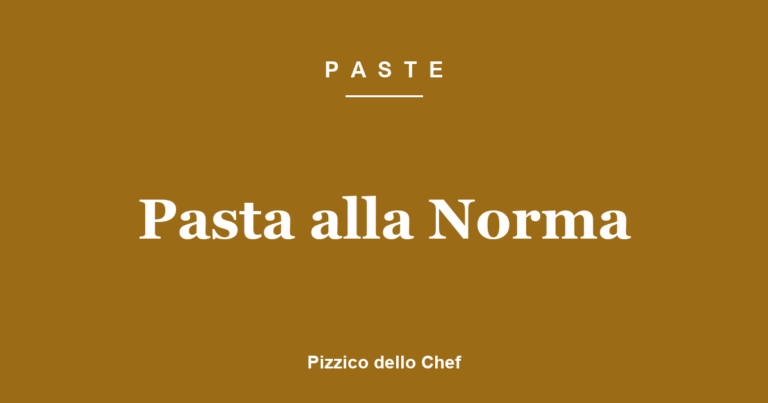 Pasta alla Norma