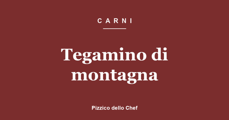 Tegamino di montagna