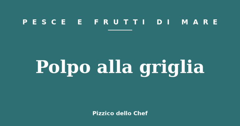 Polpo alla griglia